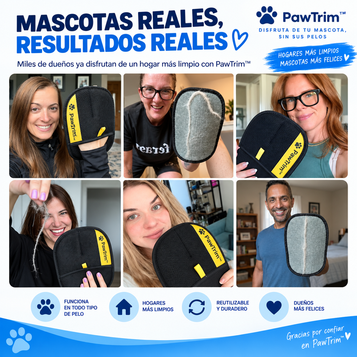 PawTrim™ Guante AtrapaPelos