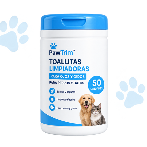 Completa la limpieza con las Toallitas PawTrim™ (50 unidades)